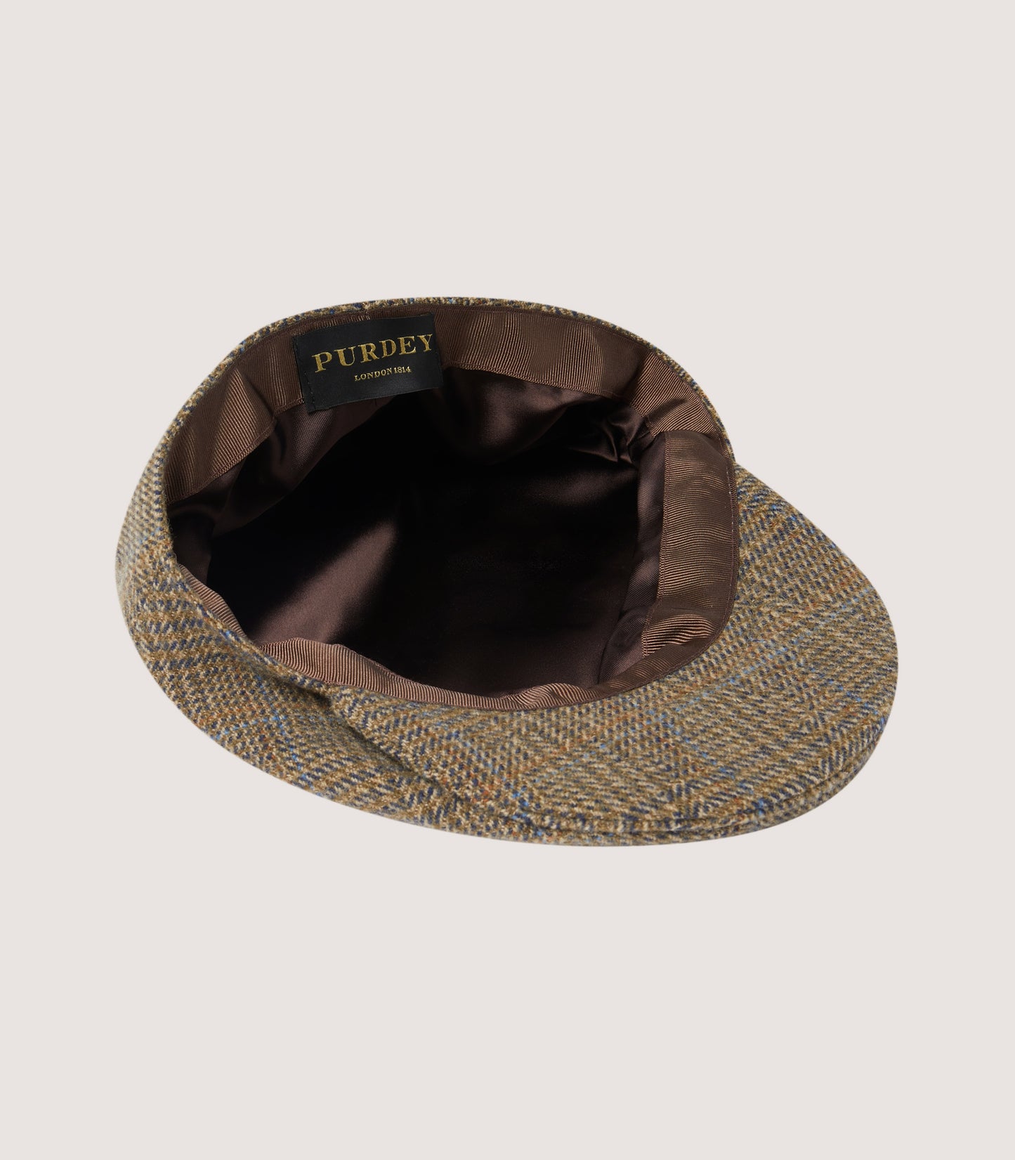 Litton Short Peak Tweed Cap In Morlich