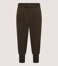 Men's Loden Two Pleat Breek with Storm Cuff in Loden