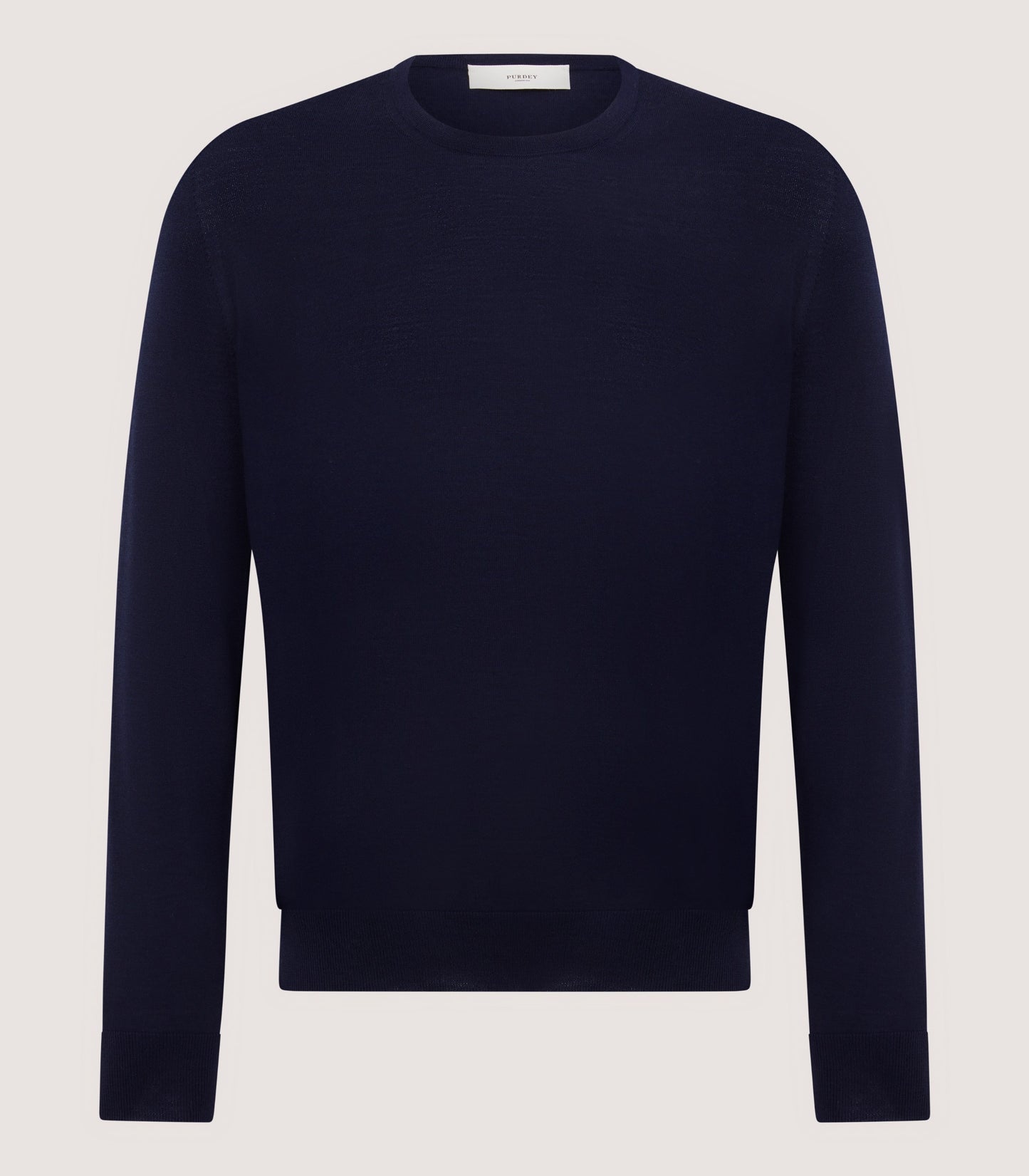Men's Lightweight Travel Merino Crew Neck in Midnight